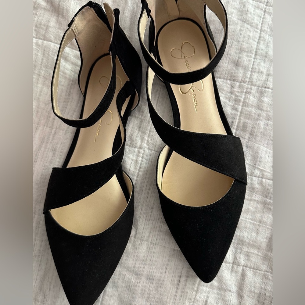 Jessica Simpson dress flats microsuede